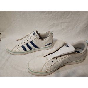 Adidas Neo Pace VS Womens  Sneakers White Blue Lace Up Low Casual Shoes